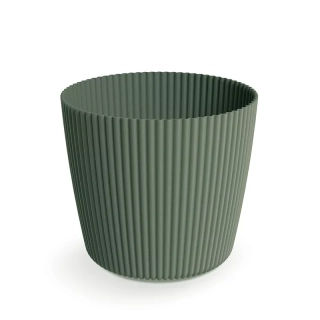 Květináč Milly Round 12.9cm tmavě zelená